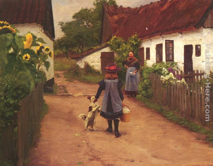 Hans Anderson Brendekilde Visiting Grandmother